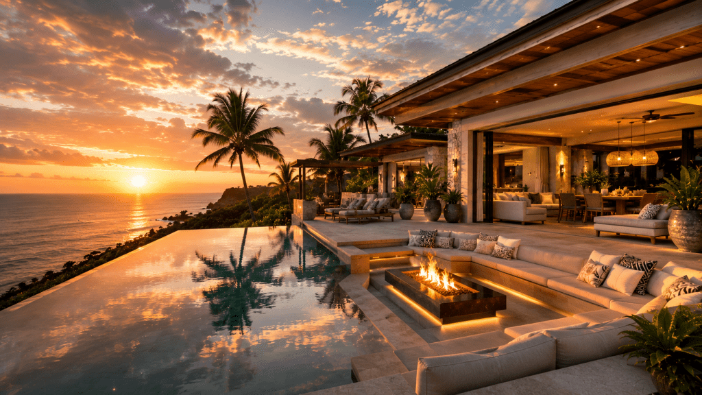 Villa de Lujo con Piscina Infinity y Vista al Pacífico