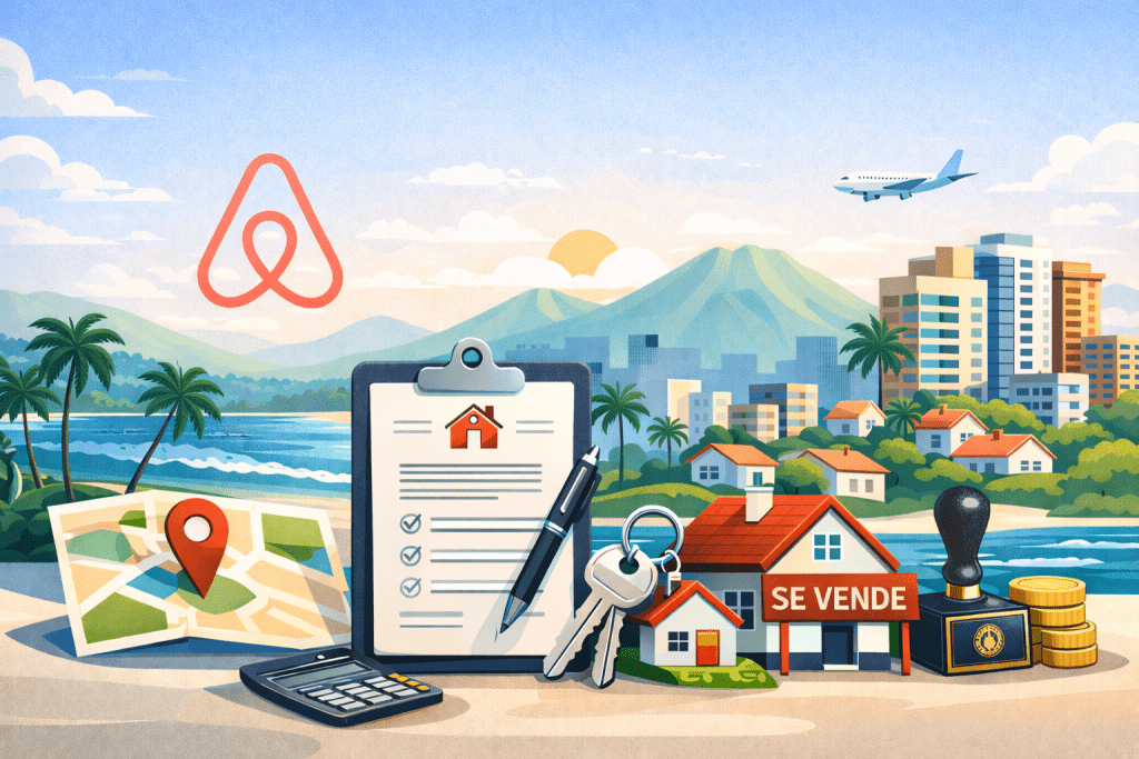 Airbnb como inversión en El Salvador: zonas, reglas e impuestos (guía)
