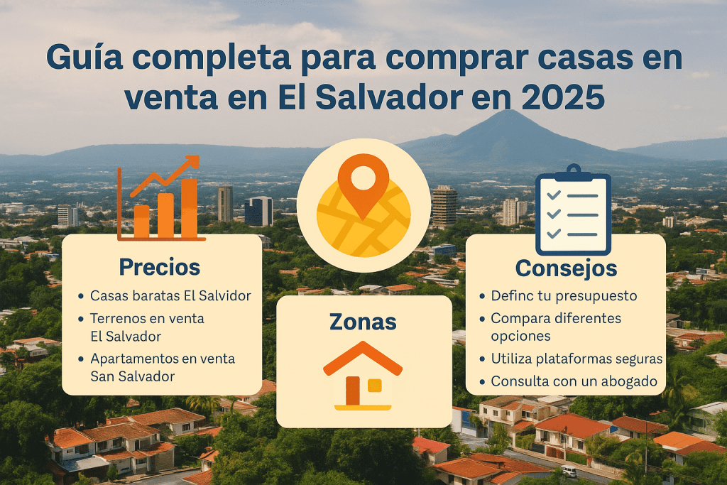 Guía para comprar casas en venta en El Salvador